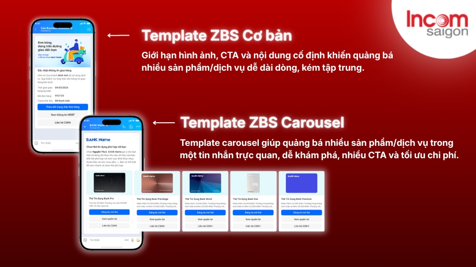 Carousel Template được lựa chọn nhiều bởi khả năng truyền tải nội dung trực quan và tăng hiệu quả tương tác với người dùng.
