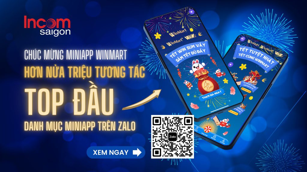 MiniApp Winmart dẫn đầu về lượt tương tác với khách hàng