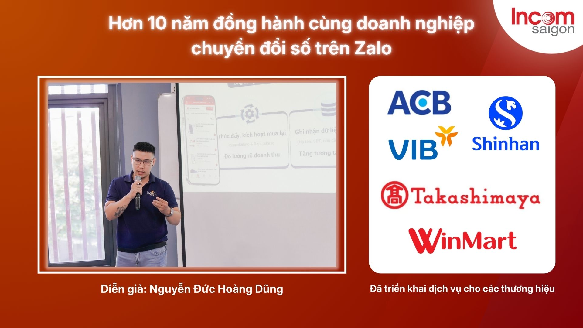 Incom đồng hành triển khai cùng các thương hiệu có uy tín trên thị trường