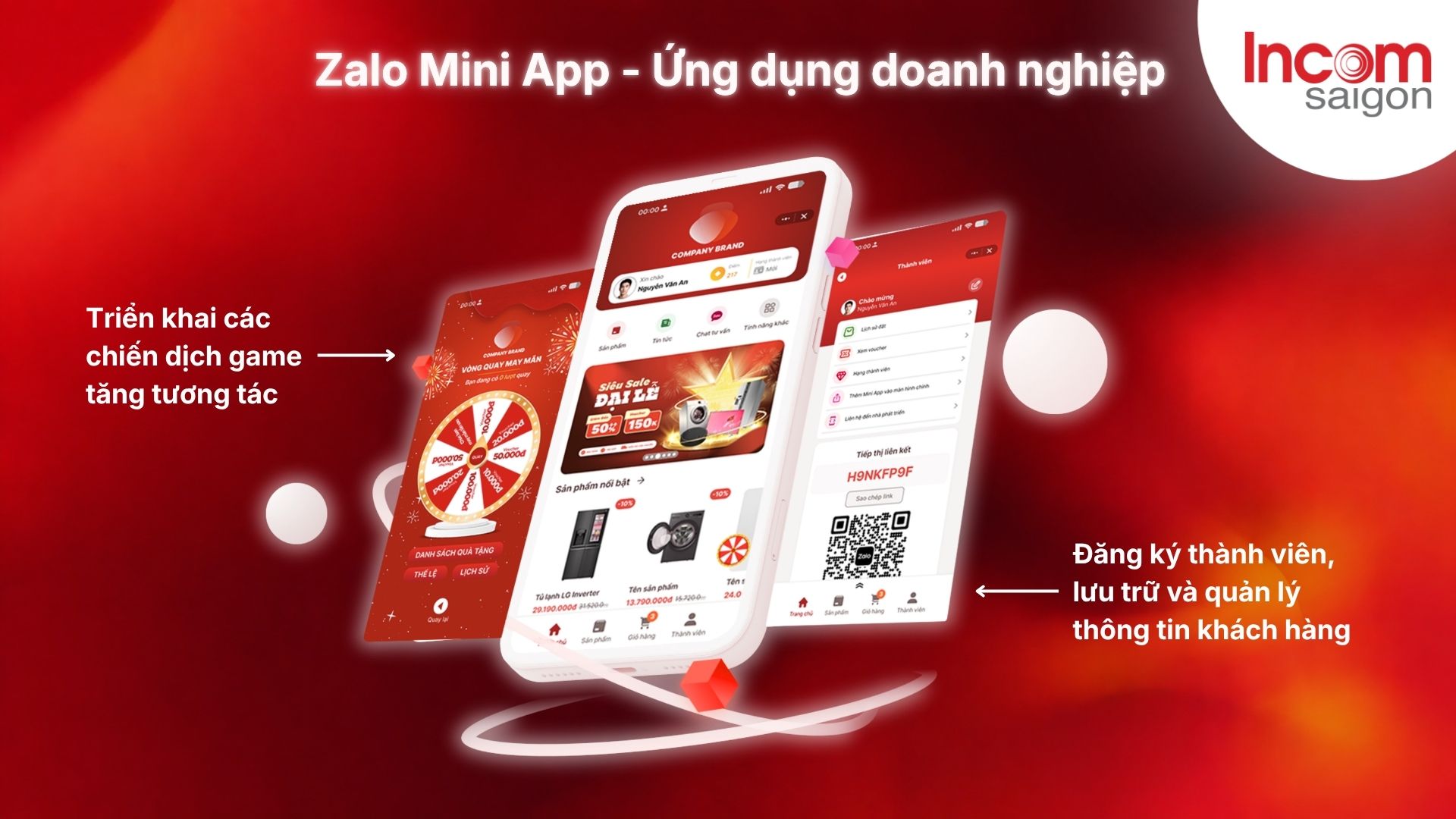 Ứng dụng Zalo Mini App triển khai dành cho doanh nghiệp