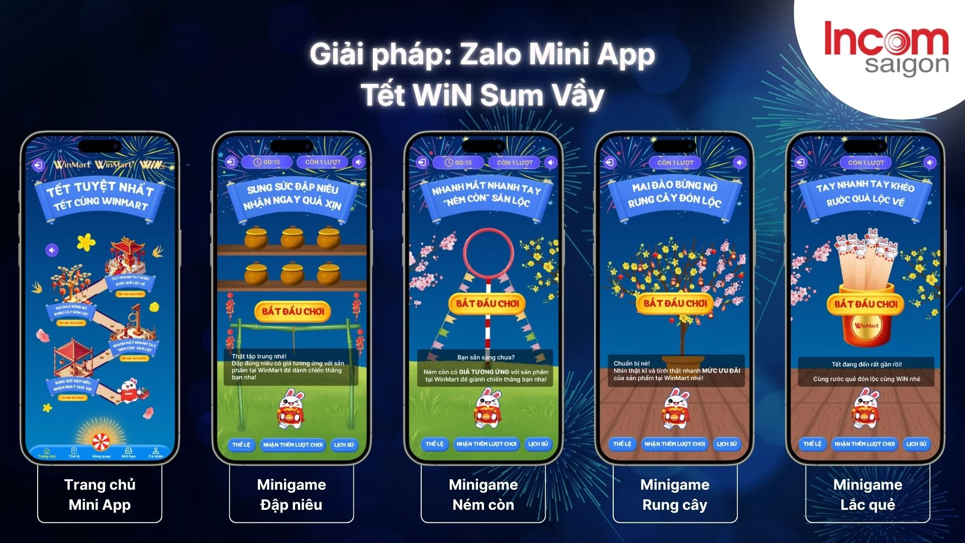 Các loại Minigame Tết trên ứng dụng mang đến trải nghiệm mới lạ cho khách hàng
