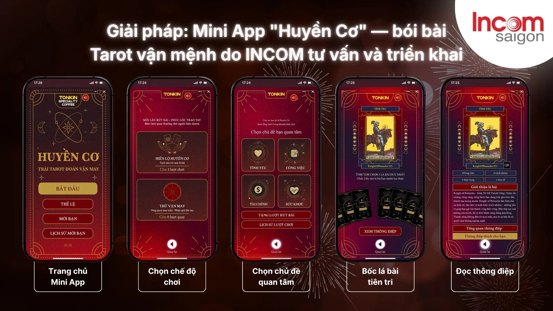 Giải pháp Mini App Huyền Cơ do INCOM tư vấn và triển khai